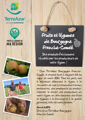 Fiche région Fruits et Légumes de Bourgogne Franche Comté