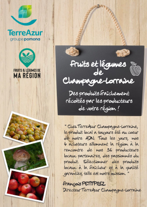 Fiche région Fruits et Légumes de Champagne Lorraine