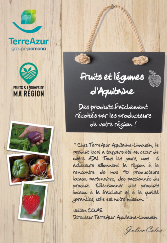 Fiche région Fruits et Légumes de Aquitaine