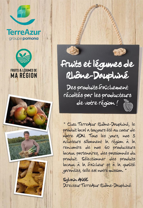 Fiche région Fruits et Légumes de Rhône-Dauphiné