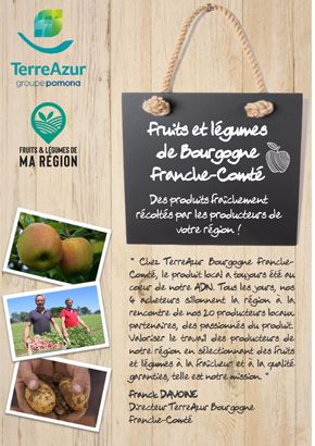 Fiche région Fruits et Légumes de Bourgogne Franche Comté