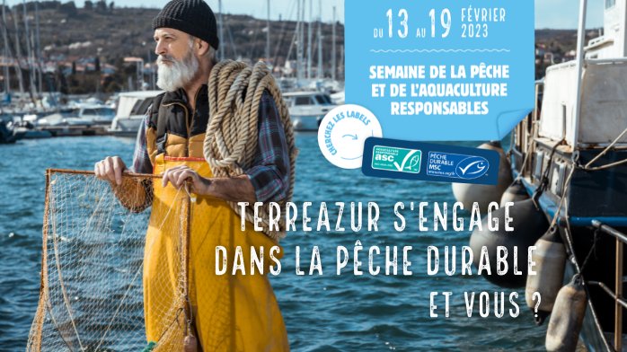 TerreAzur, partenaire de la semaine de la pêche et de l'aquaculture responsables