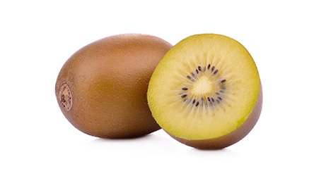 Kiwi jaune calibre 70/75 g barquette 4 fruits catégorie 2 origine Italie BIO | Grossiste alimentaire | TerreAzur