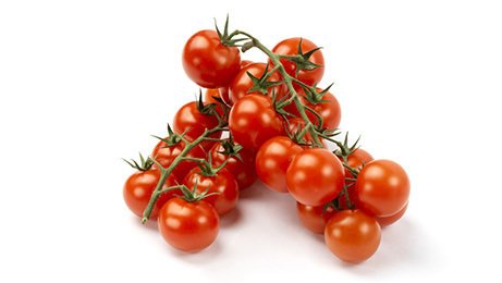 Tomate cerise ronde grappe barquette 250 g catégorie 2 Origine Italie BIO | Grossiste alimentaire | TerreAzur