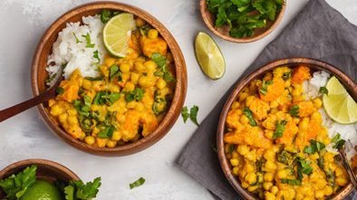 Recette : Curry de pois chiches et patates douces - TerreAzur