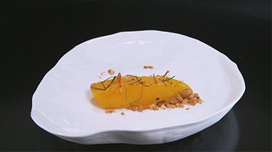 Recette : Mangue en croûte de cendres par Wilfried de Top Chef - TerreAzur