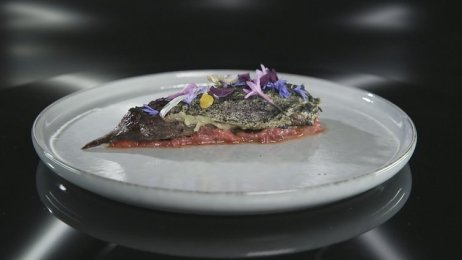 Recette : Aubergine fumée, chutney de fraises et pico de Gallo par Louise de Top Chef - TerreAzur